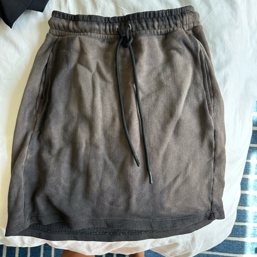 Cotton Citizen Ombre Gray Mini Skirt